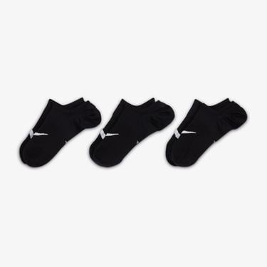  Nike Everyday Plus Lightweight Footie 3'lü Unisex Siyah Çorap