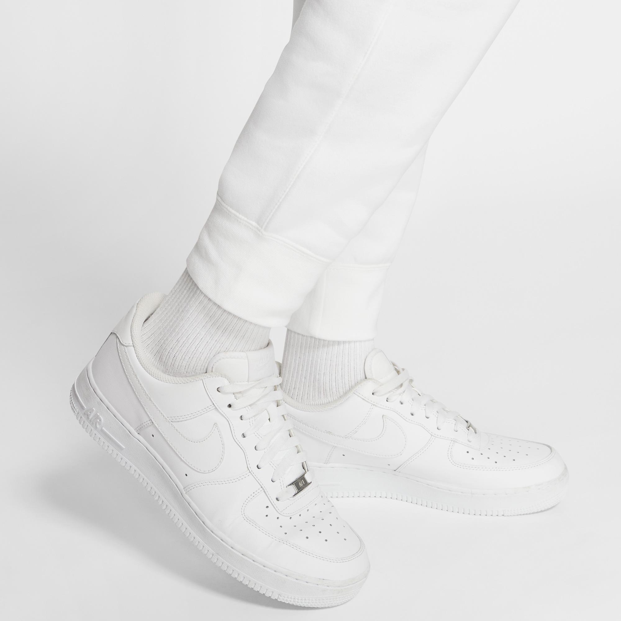 Nike Sportswear Club Fleece Erkek Beyaz Eşofman Altı