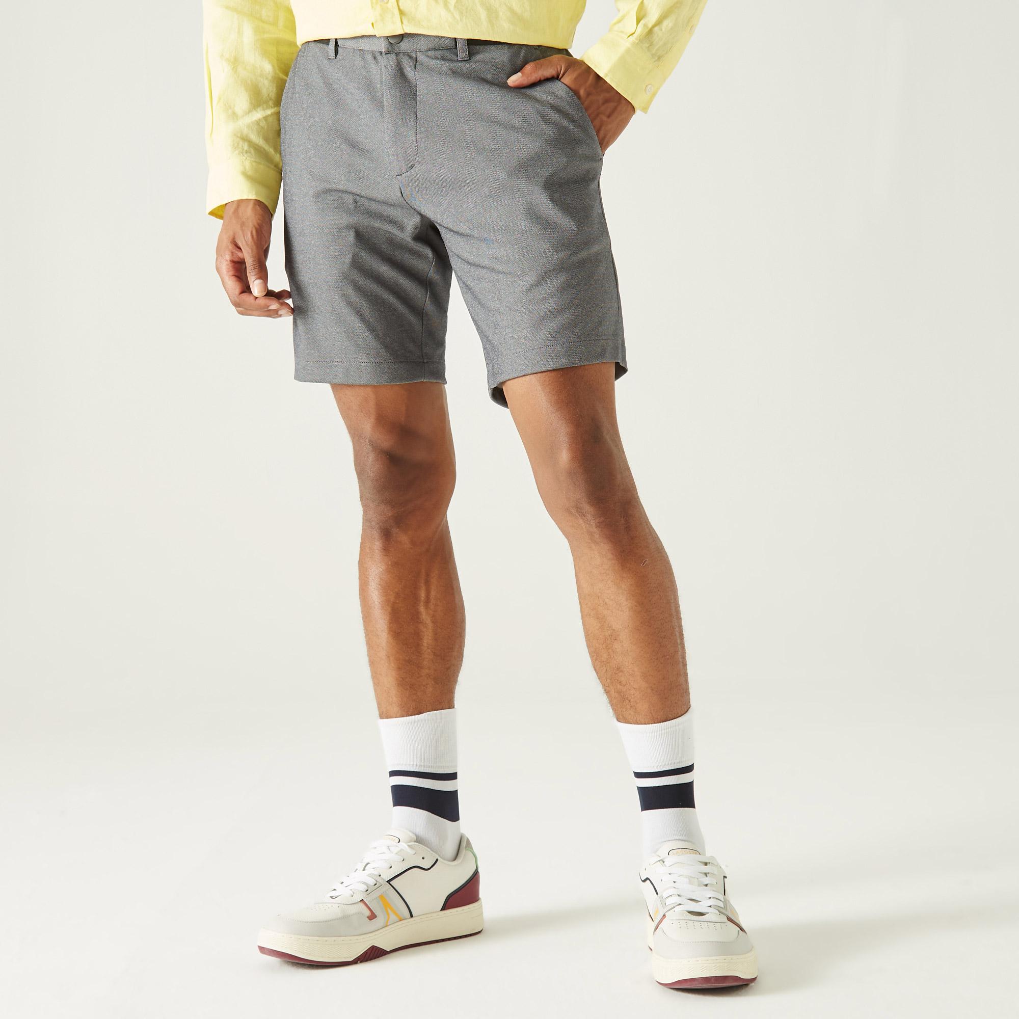 Lacoste Erkek Regular Fit Gri Bermuda Şort