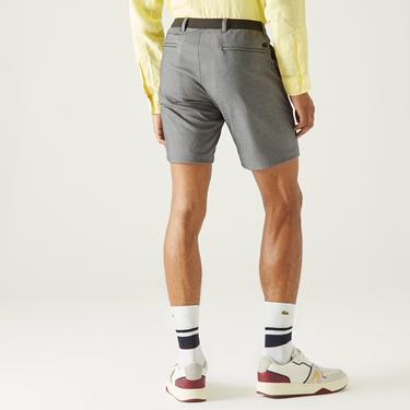  Lacoste Erkek Regular Fit Gri Bermuda Şort