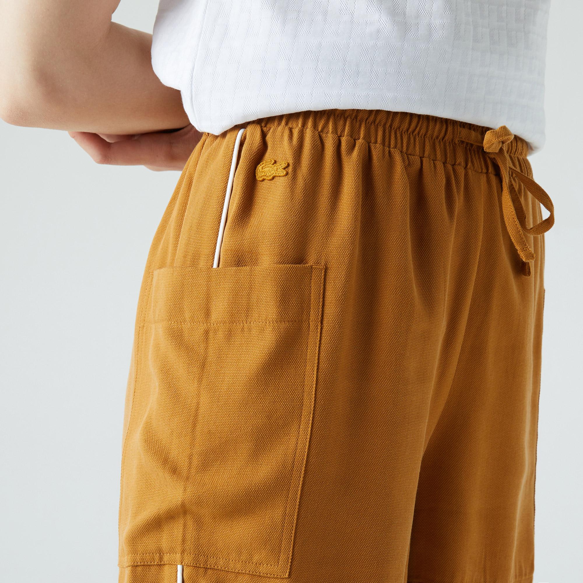 Lacoste Kadın Relaxed Fit Kahverengi Şort