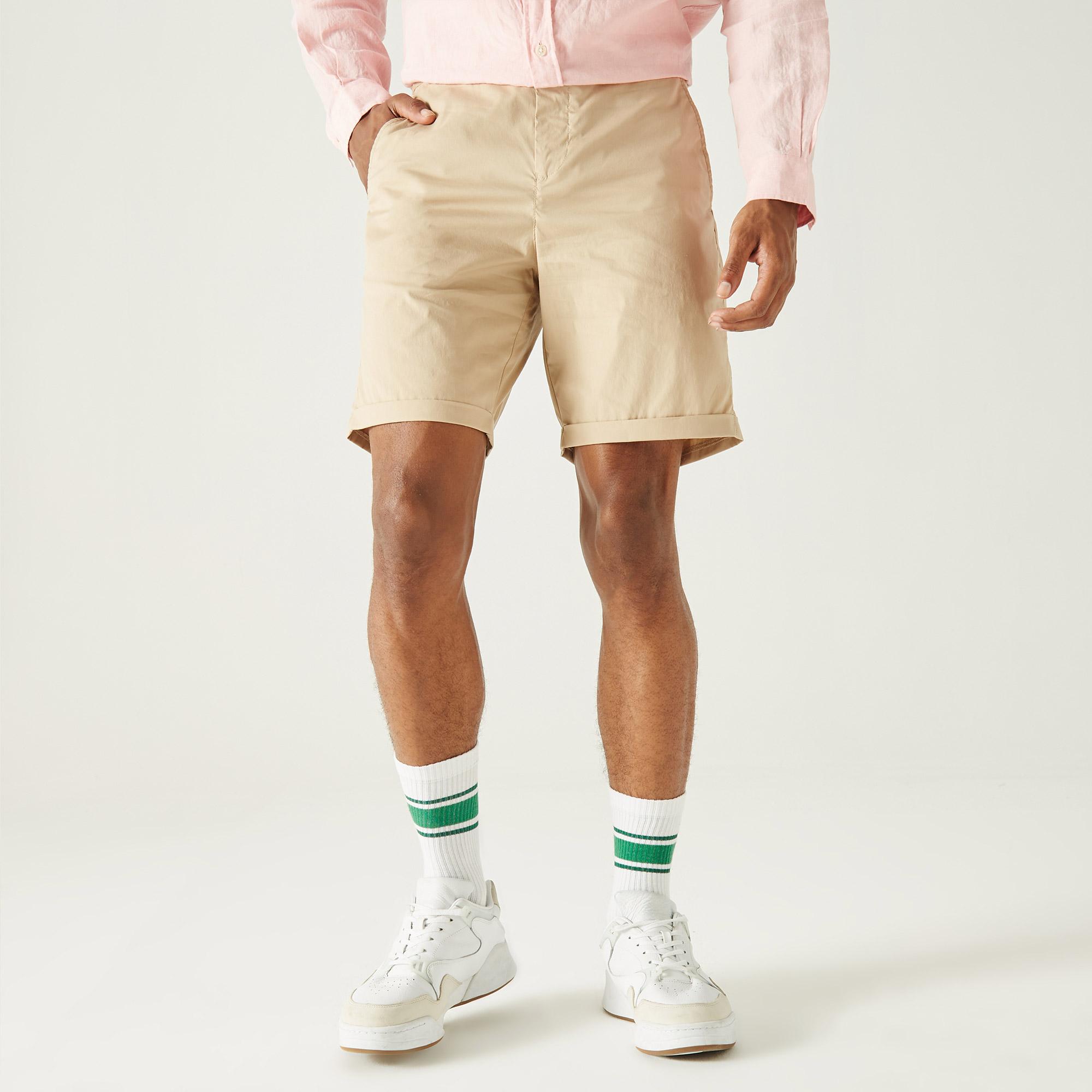 Lacoste Erkek Bej Bermuda