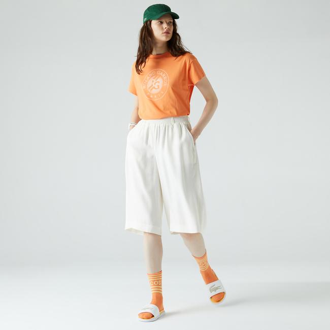  Kadın Relaxed Fit Beyaz Bermuda