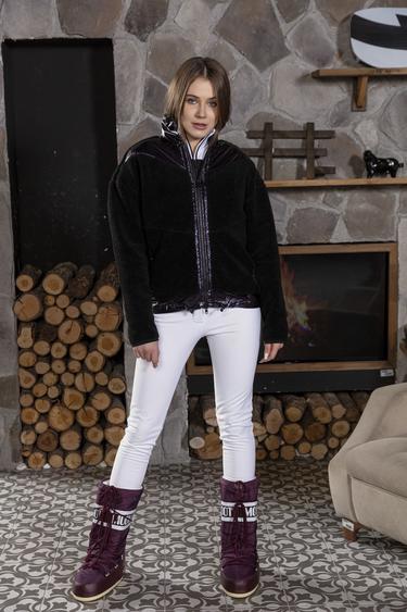  Bogner Fire+Ice Kadın Kayak Ceketi Saami Lacivert