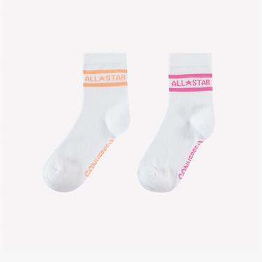  Converse Chuck Taylor Kadın 2'li Beyaz Çorap