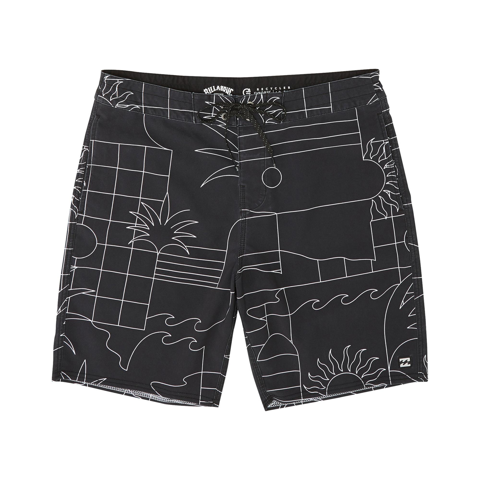 Billabong Sundays Lt Erkek Siyah Boardshort