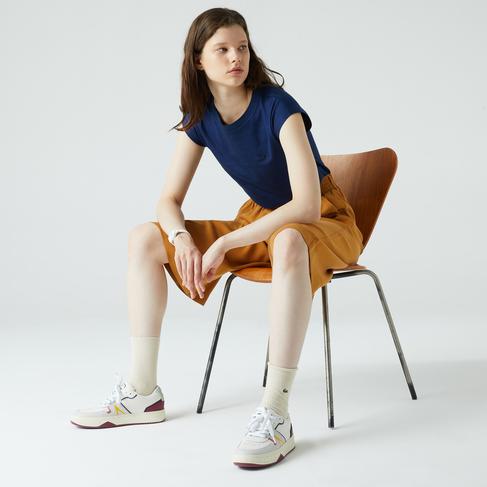  Kadın Relaxed Fit Kahverengi Bermuda