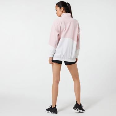  Under Armour Woven Fz Oversized Kadın Lila Yağmurluk