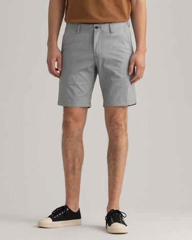  Gant Erkek Gri Slim Fit Şort