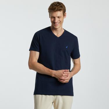  Nautica Lacivert T-Shirt