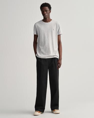  GANT Erkek Gri Regular Fit Bisiklet Yaka  T-shirt