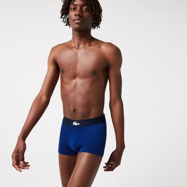  Core Erkek 3'lü Lacivert Boxer