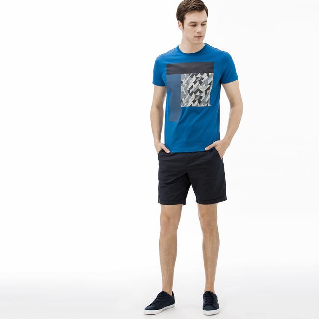  Erkek Slim Fit Lacivert Bermuda Şort