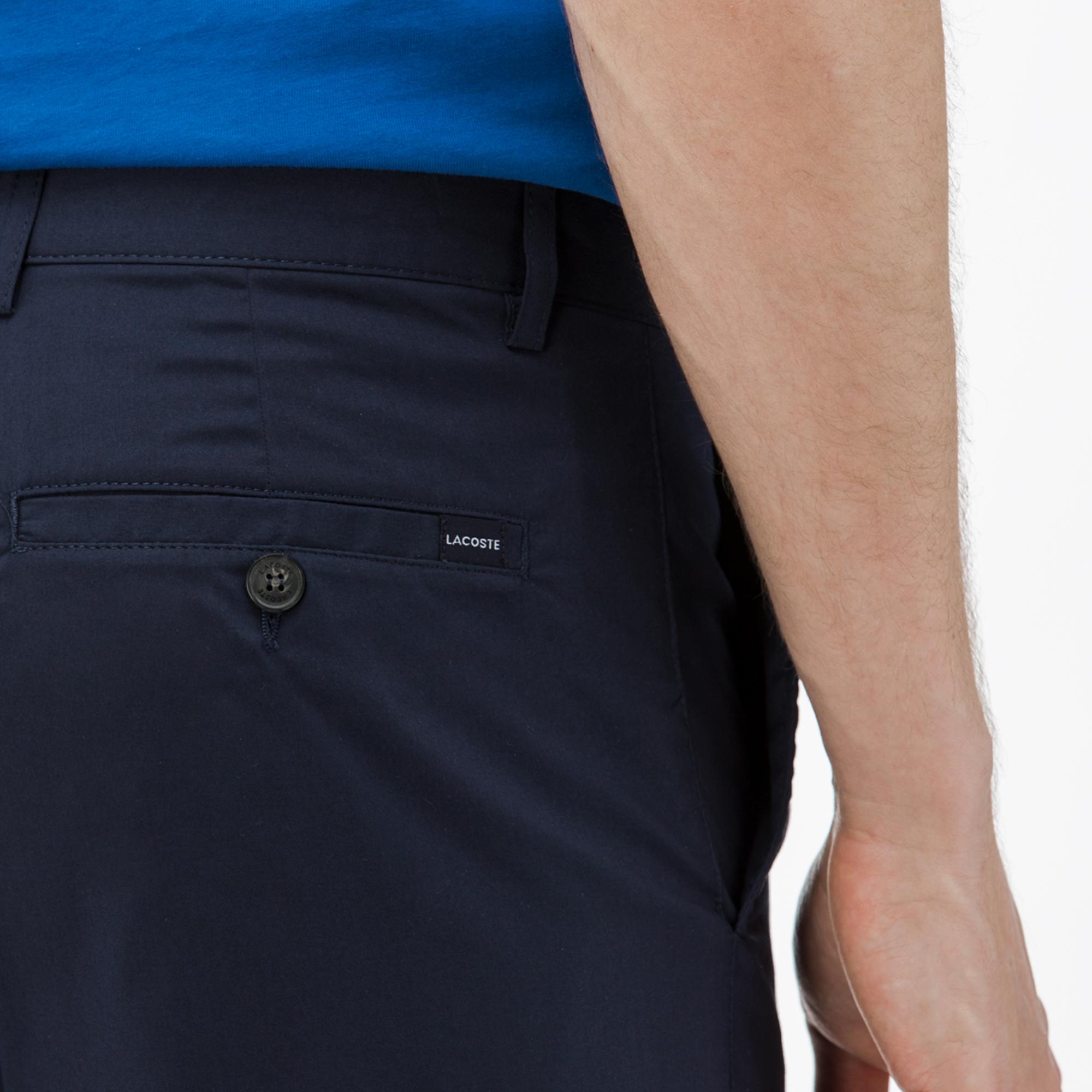 Erkek Slim Fit Lacivert Bermuda Şort