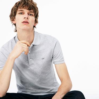  Lacoste Erkek Slim Fit Gri Polo