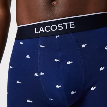  Lacoste Erkek 3'lü Renkli Boxer
