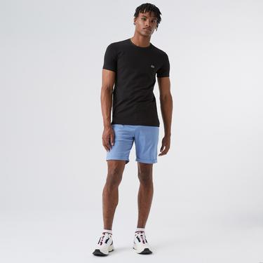  Lacoste Erkek Slim Fit Bisiklet Yaka Siyah T-Shirt