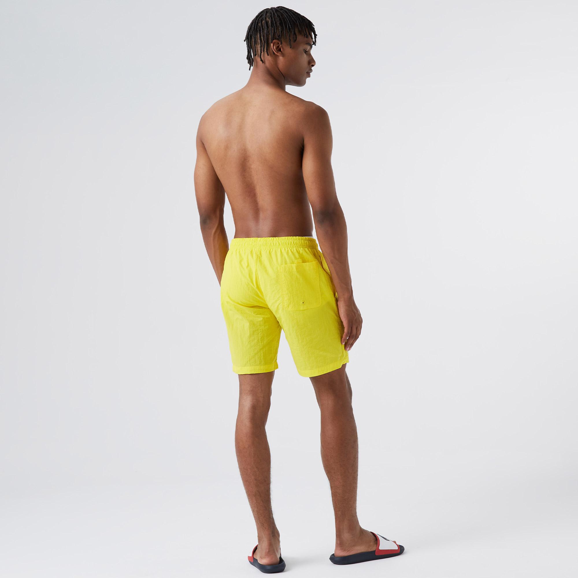 Lacoste Erkek Sarı Mayo Şort