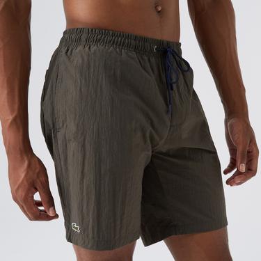  Lacoste Erkek Koyu Yeşil Mayo Şort