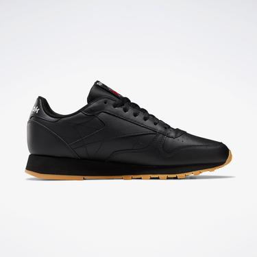 Reebok Classic Leather Unisex Siyah Spor Ayakkabı