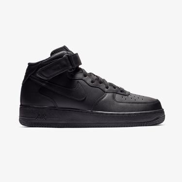  Nike Air Force 1 Mid '07 Erkek Siyah Spor Ayakkabı