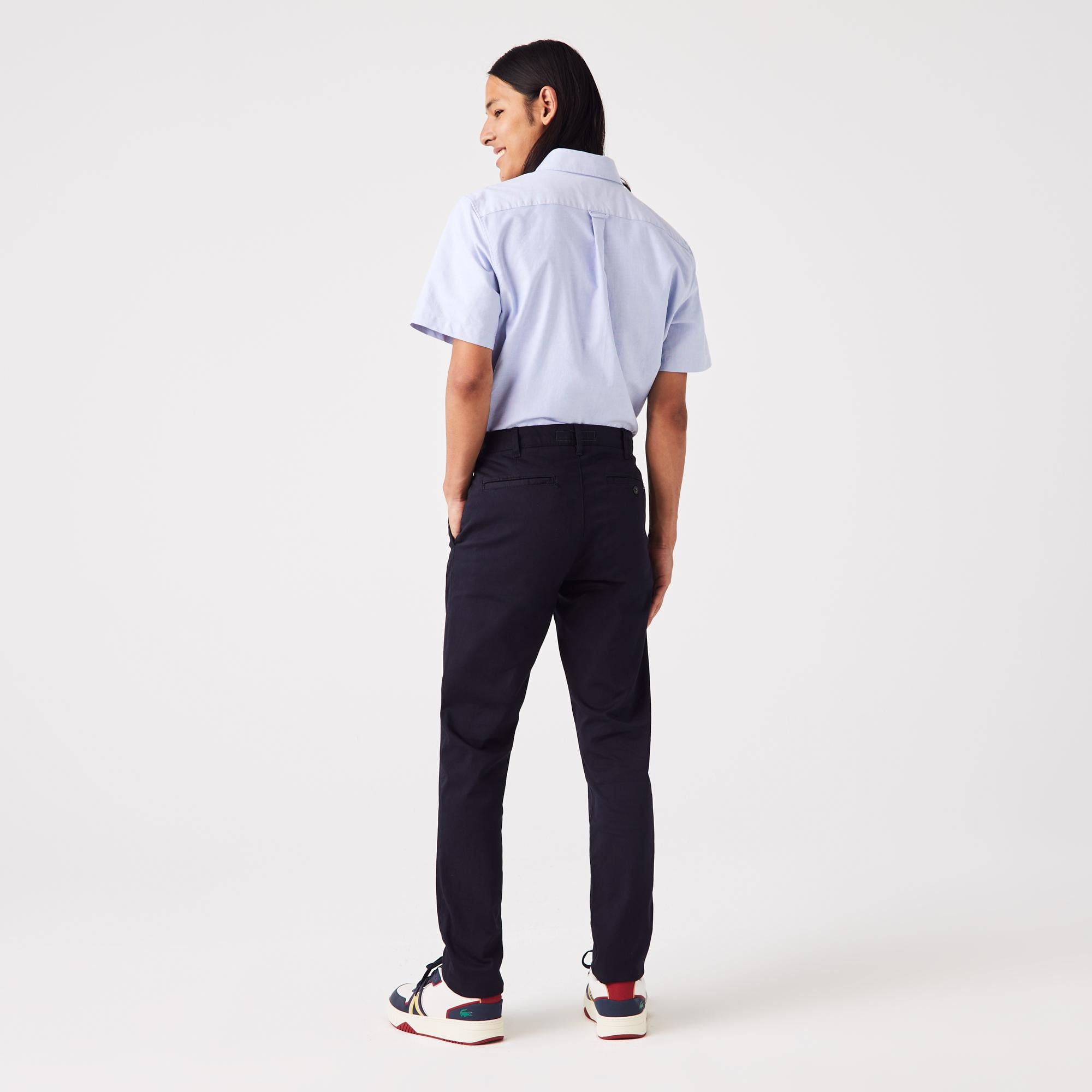 Lacoste Erkek Slim Fit Chino Siyah Pantolon