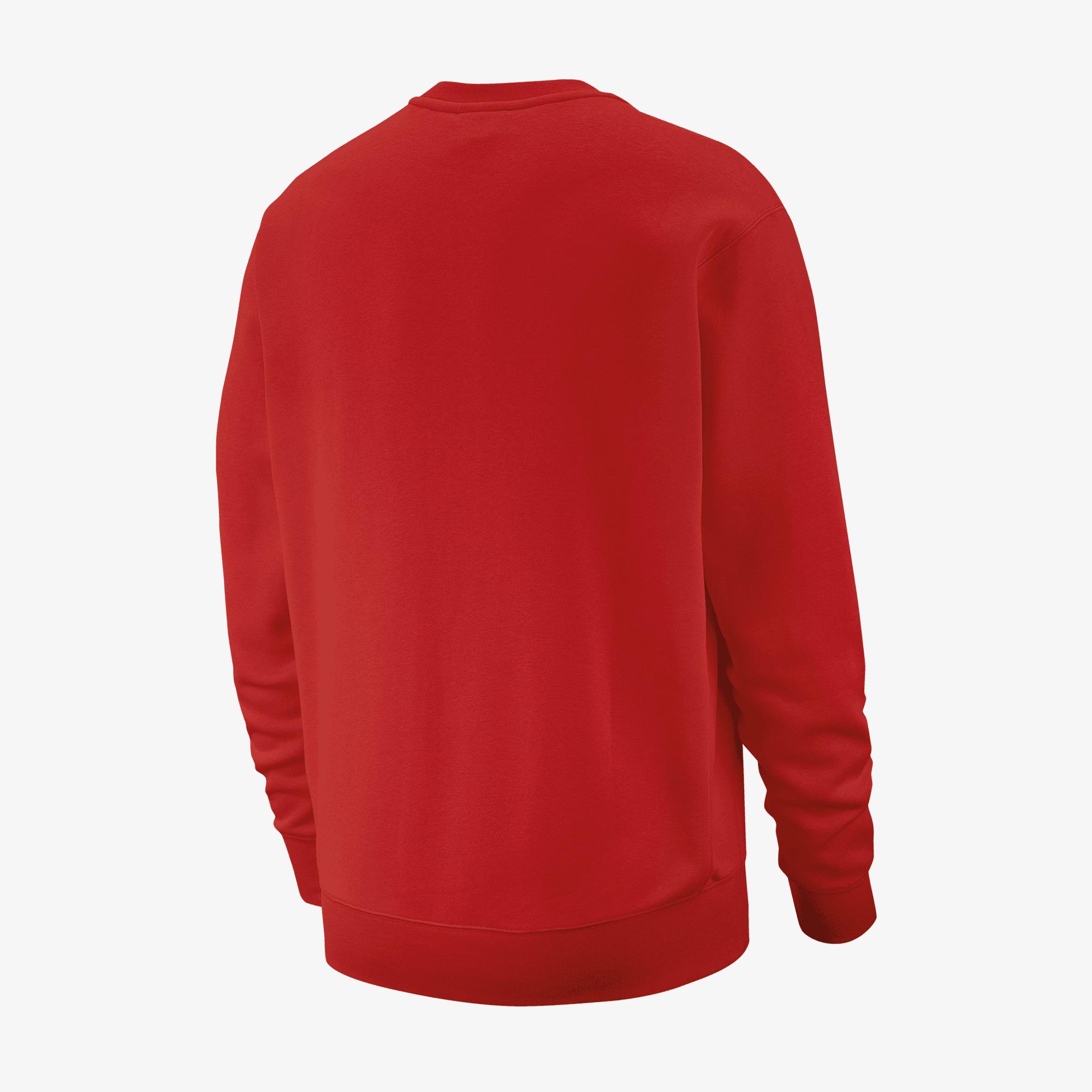 Nike Sportswear Club Crew Erkek Kırmızı Sweatshirt