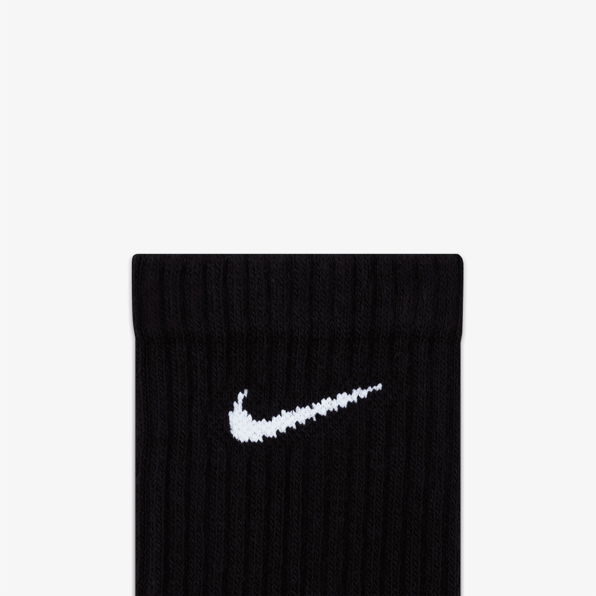 Nike Everyday Cash Crew 3'lü 132 Unisex Siyah Çorap