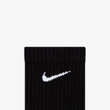  Nike Everyday Cash Crew 3'lü 132 Unisex Siyah Çorap