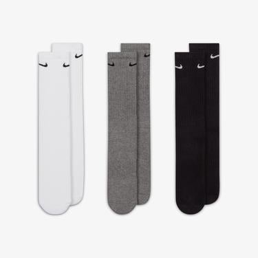  Nike Everyday Cash Crew 3'lü 132 Unisex Renkli Çorap