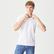 Erkek Slim Fit V Yaka Beyaz T-Shirt