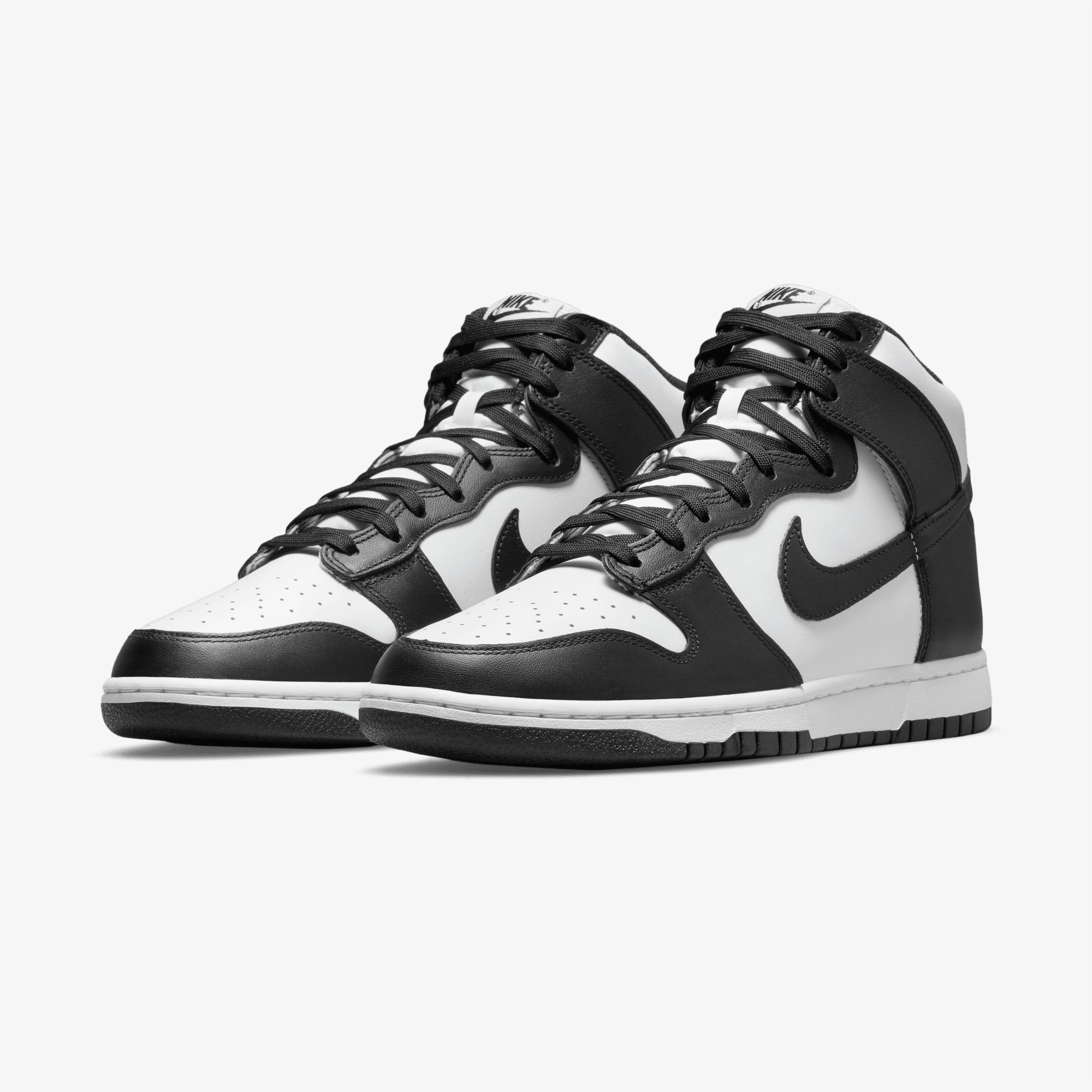 Nike Dunk Hi Retro Panda Erkek Beyaz/Siyah Spor Ayakkabı