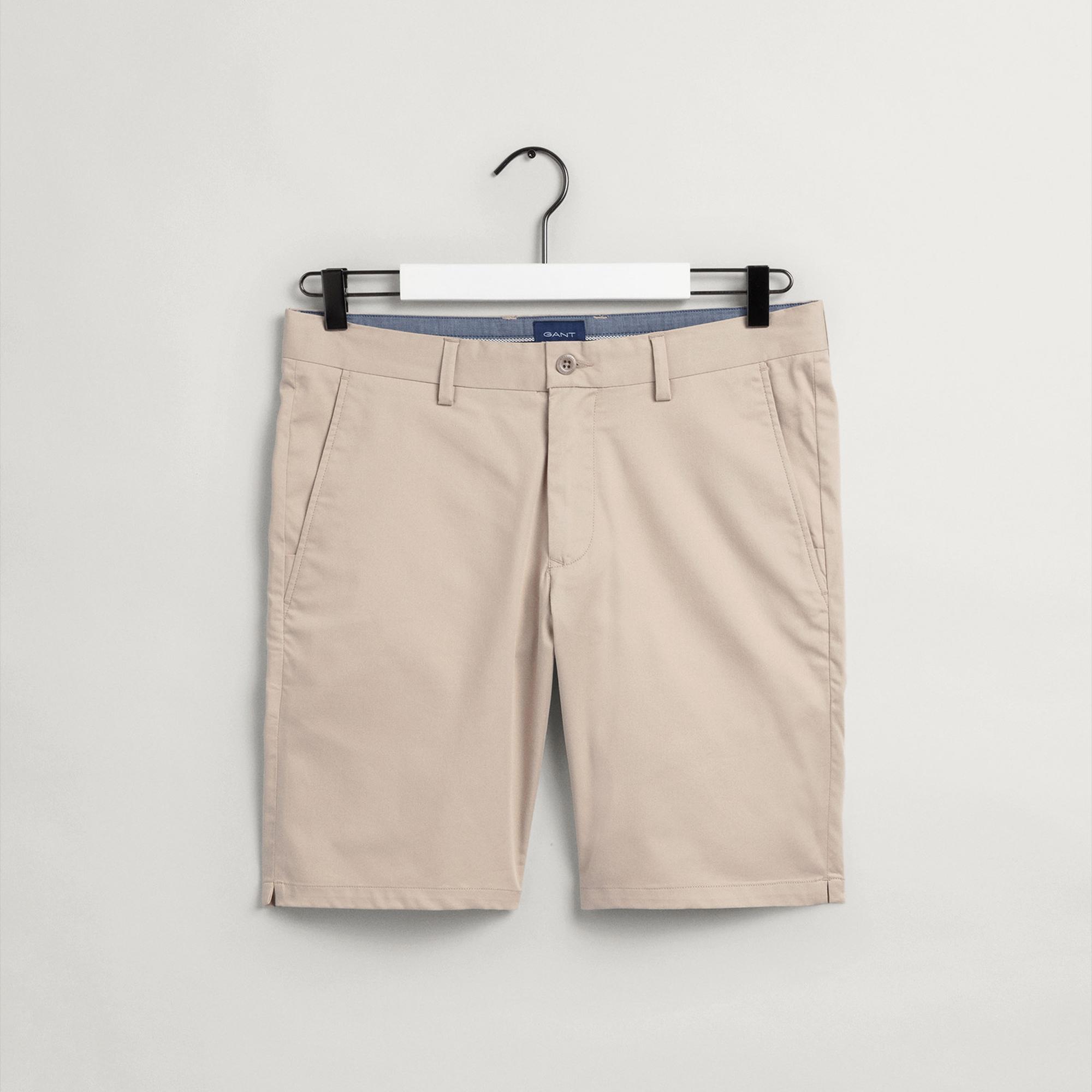 GANT Erkek Bej Slim Fit Şort