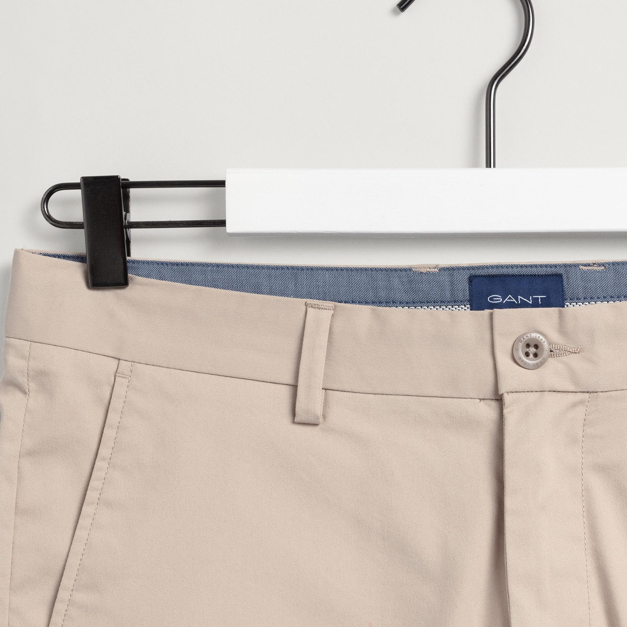 GANT Erkek Bej Slim Fit Şort