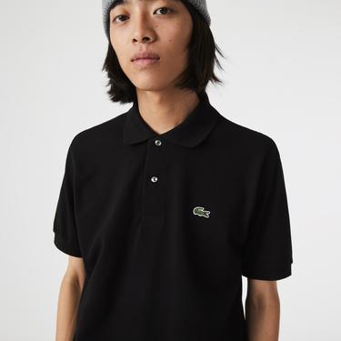  L.12.12 Erkek Classic Fit Siyah Polo