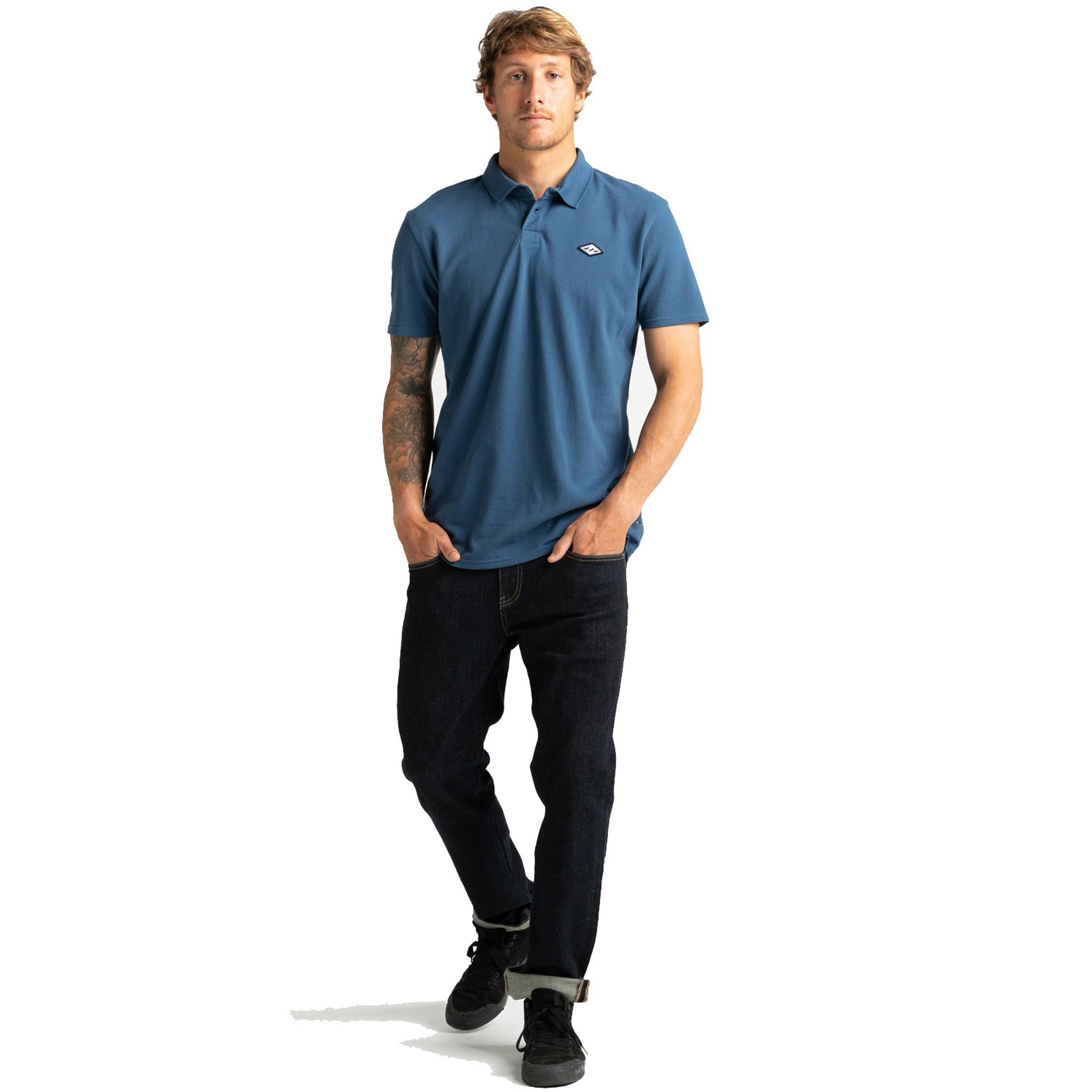 Billabong Skooled Polo Pique Erkek Mavi Polo Tişört