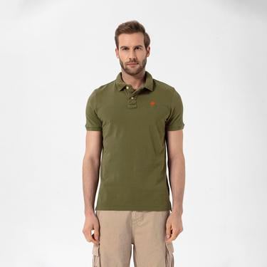  Routefield Patriot Erkek Yeşil Polo Tişört