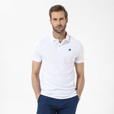  Routefield Patriot Erkek Beyaz Polo Tişört