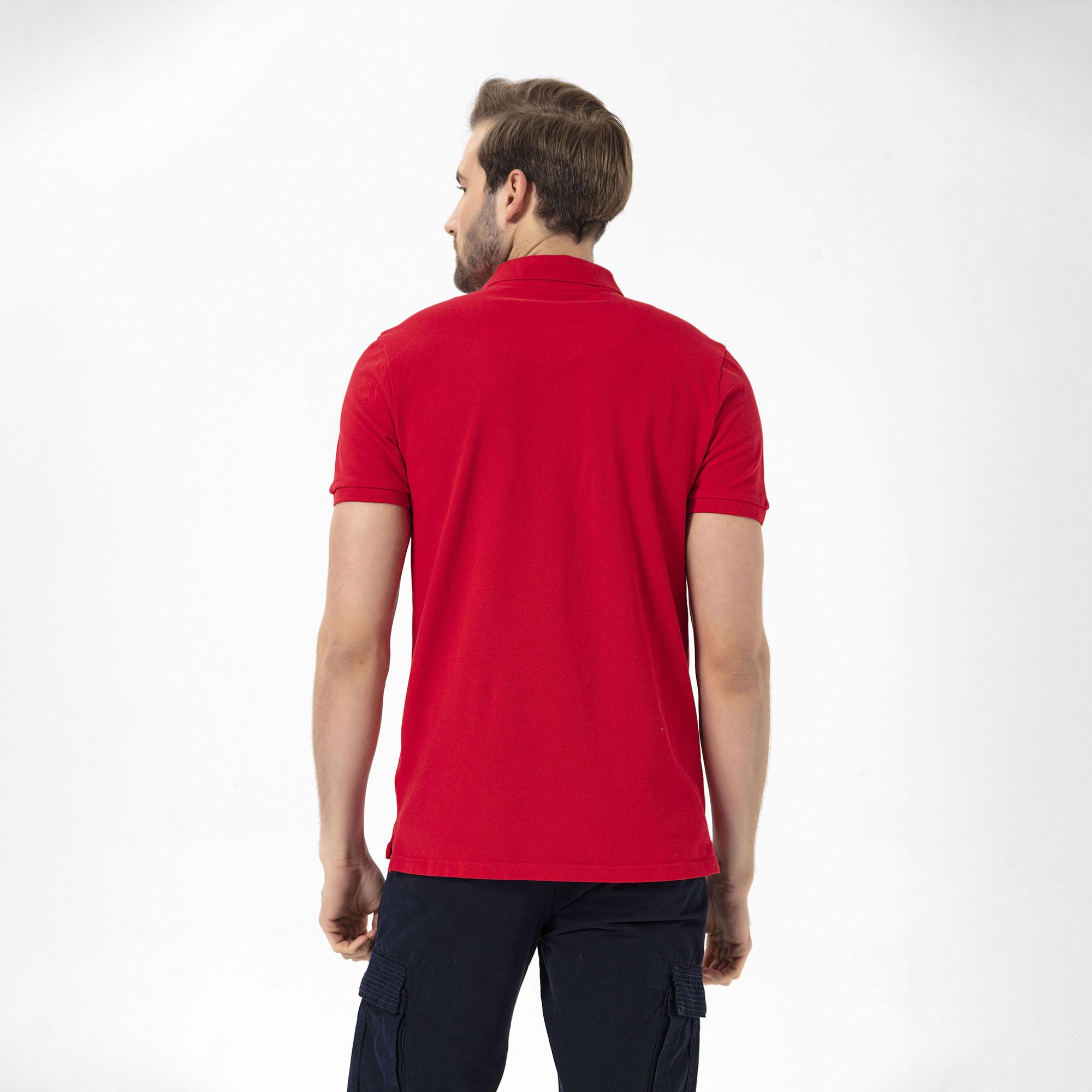 Routefield Prime Erkek Kırmızı Polo Tişört