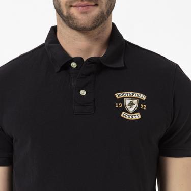  Routefield Prime Erkek Siyah Polo Tişört