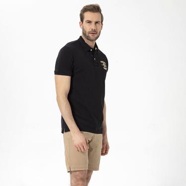  Routefield Prime Erkek Siyah Polo Tişört