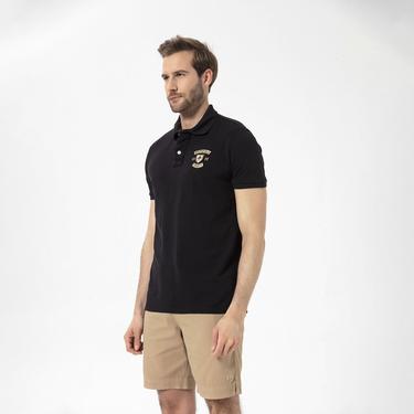  Routefield Prime Erkek Siyah Polo Tişört