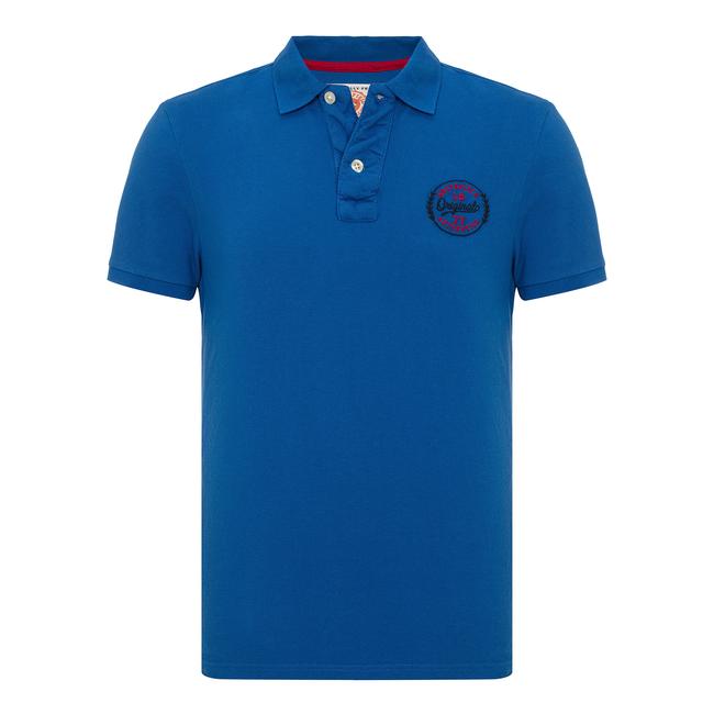  Routefield Power Erkek Mavi Polo Tişört