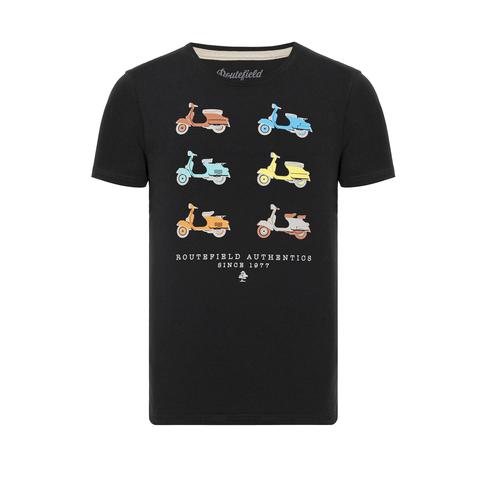  Routefield Tap Erkek Siyah Tişört