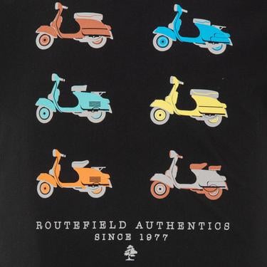  Routefield Tap Erkek Siyah Tişört