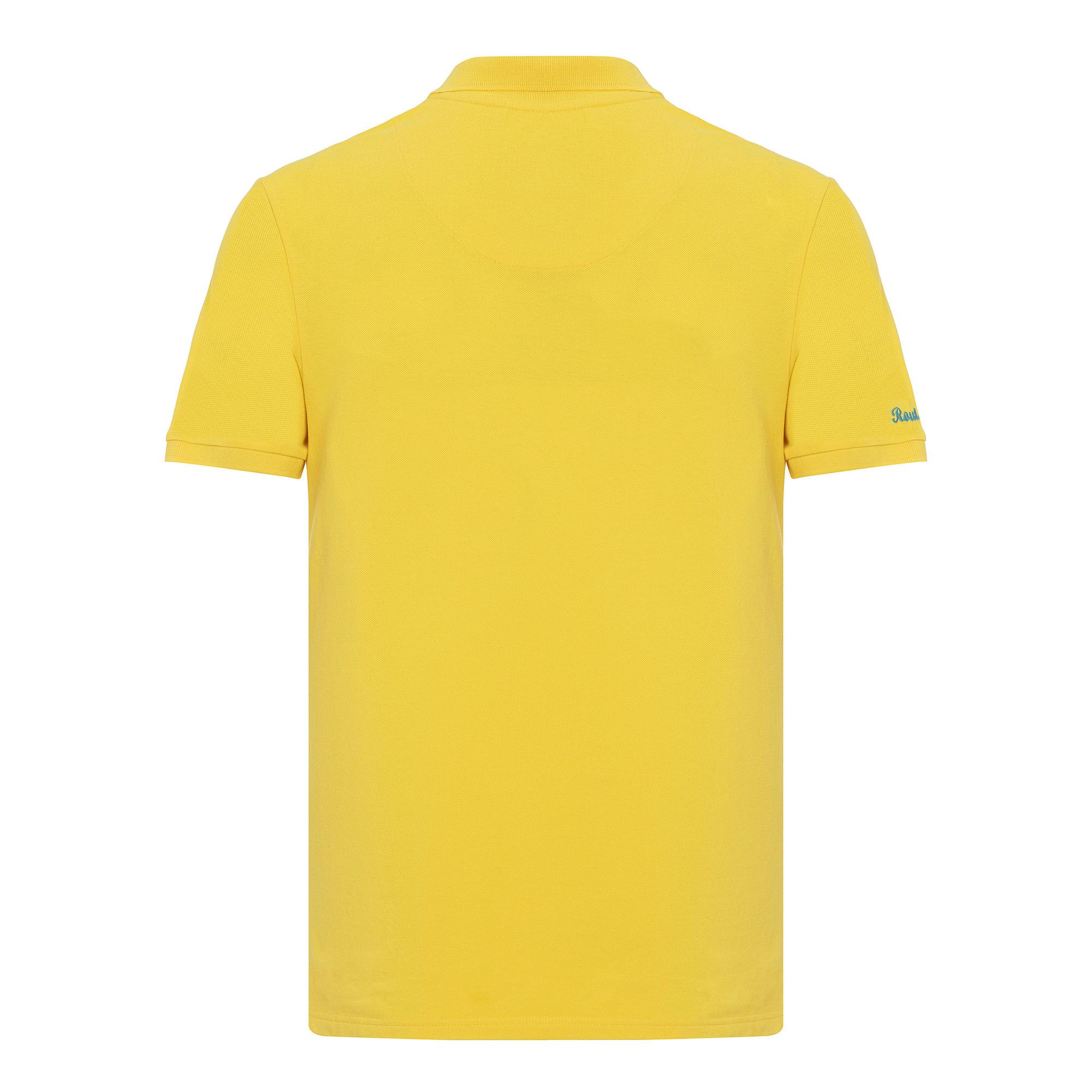 Routefield Post Erkek Sarı Polo Tişört