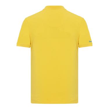  Routefield Post Erkek Sarı Polo Tişört