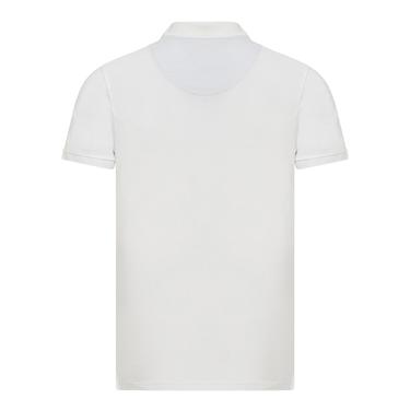  Routefield Post Erkek Beyaz Polo Tişört