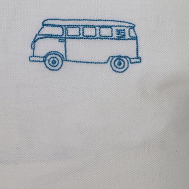  Routefield Post Erkek Beyaz Polo Tişört