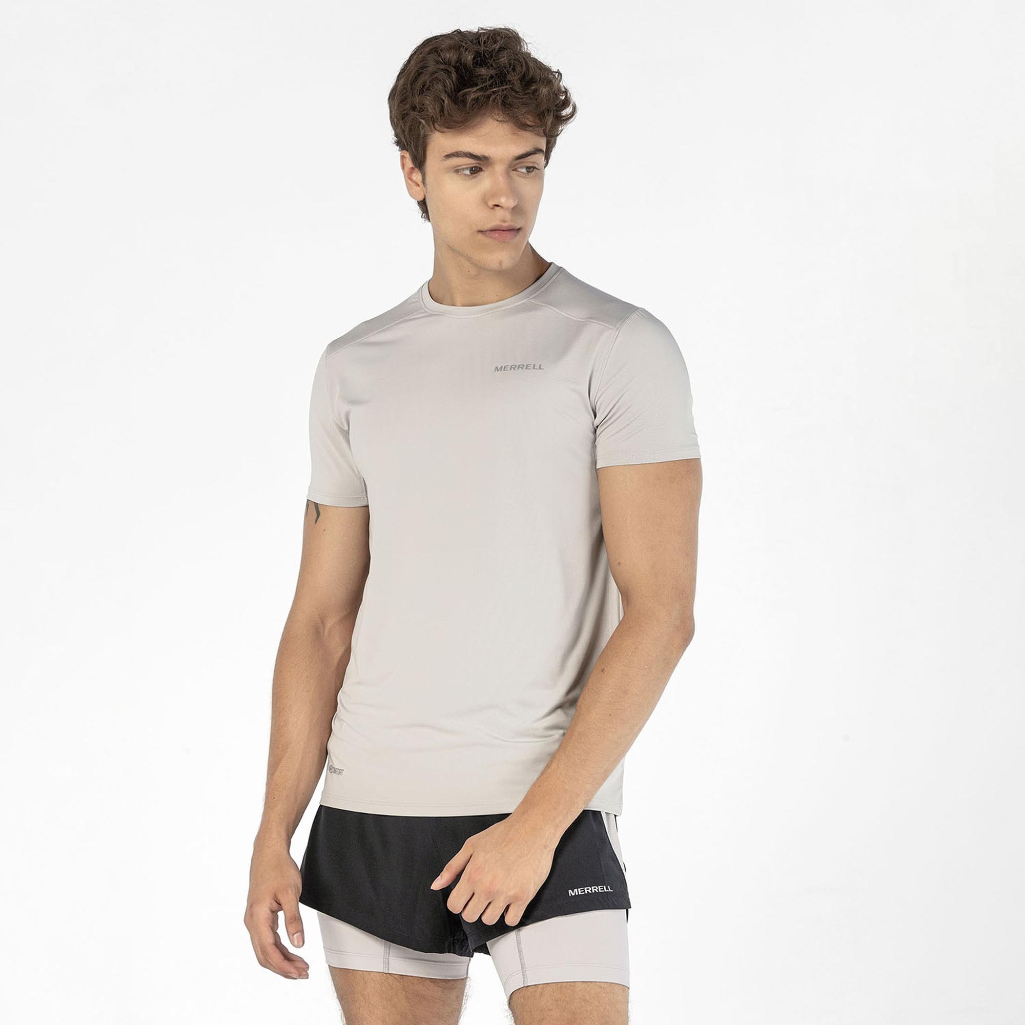 Merrell Team Erkek Gri Tişört